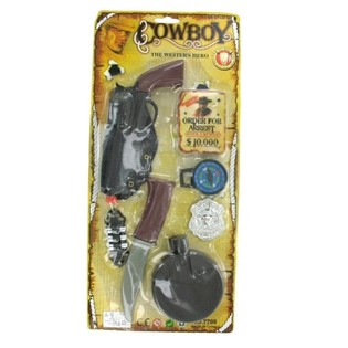 Cowboy-Set op Kaart - Modell 3 (6 Stk.)