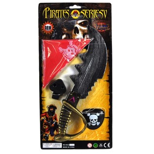 Pirate Set op Kaart - Modell 1 (6 Stk.)