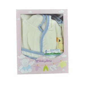 BABY BOW Kannerbuedmantel Giel / Blo
