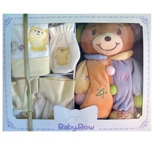 Baby Bow Kado-Set - Bier (4 Deeler)