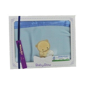 Baby Bow Fleece Babydecken - Blo