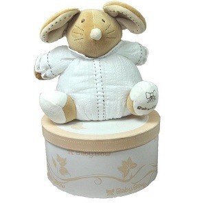 BABY BOW Kuscheltier an der Box - Modell 13 (Maus) - Grousshandel