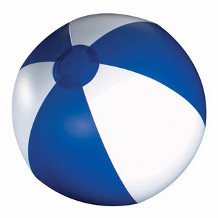 Wasserball Blo/W&auml;iss (12 Stk.)